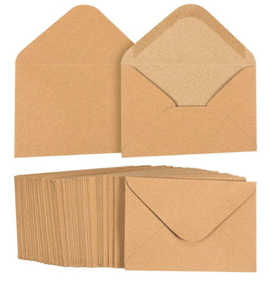 Os envelopes do papel de embalagem de A1, Múltiplo usam envelopes do convite do casamento de Brown