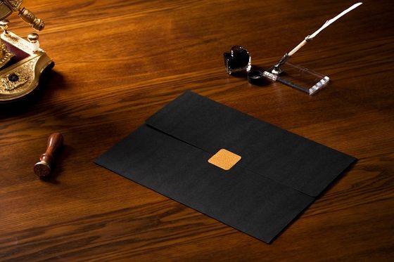 Aprovação preta clássica de carimbo quente do CE da cor do suporte de papel do certificado/GV